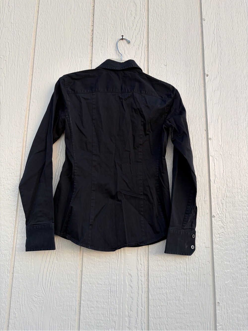 Banana Republic Black Button-Down Dress Shirt Women’s Size S - Picture 10 of 16